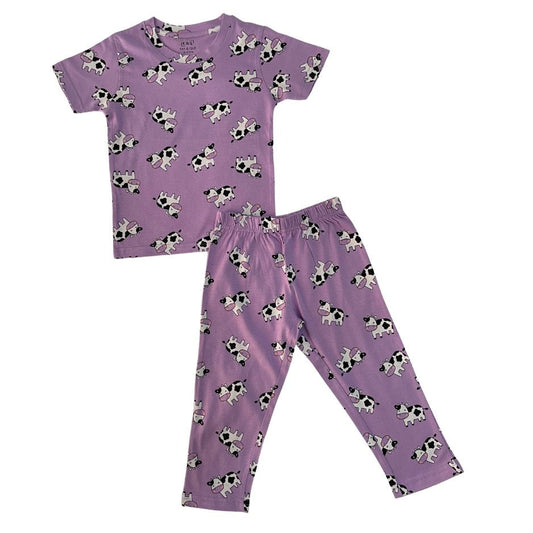 Purple Cow Pyjama Set (Unisex)