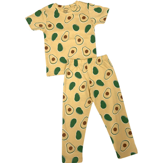Cream Avacado Pyjama Set (Unisex)