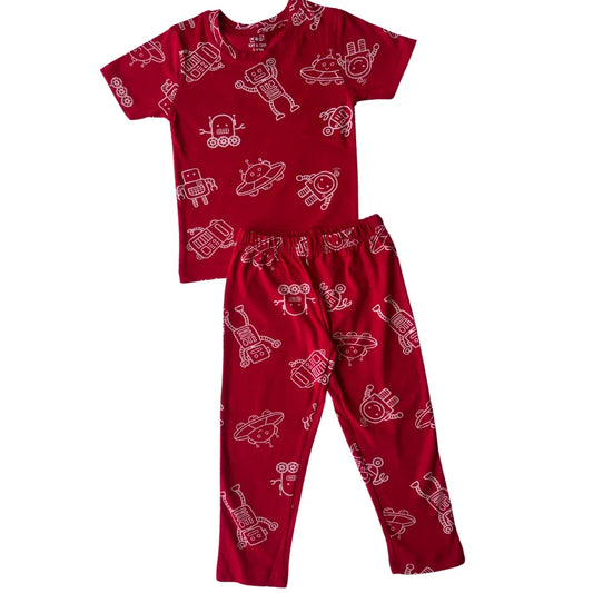 Red UFO Pyjama Set (Unisex)